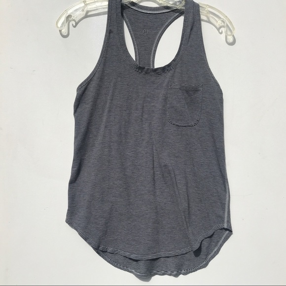 LULULEMON striped loose tank Top 4 - Picture 1 of 3
